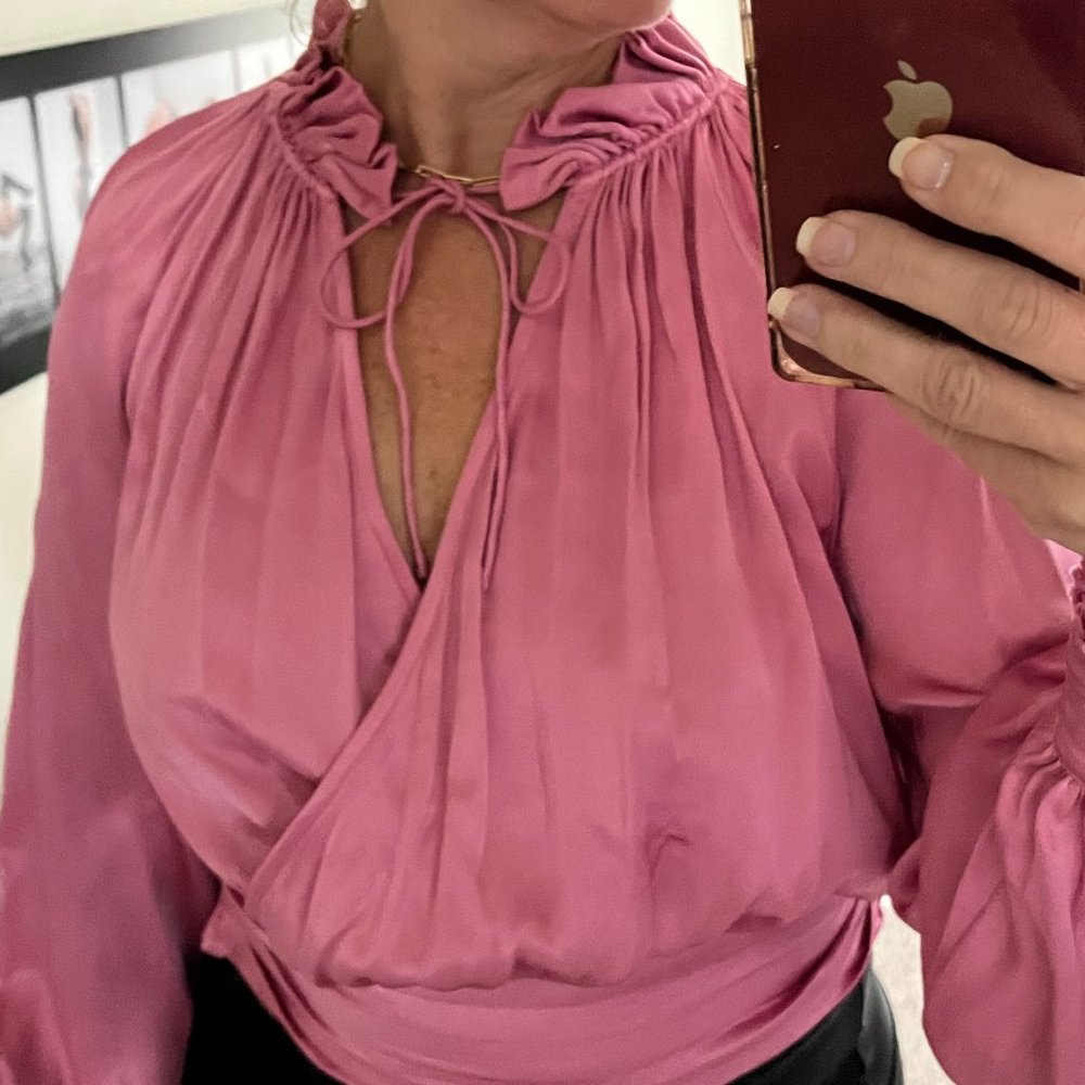 Gorgeous ROSE PINK  blouse